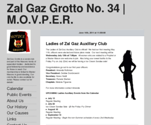 zalgaz.net: Zal Gaz Grotto No. 34 | M.O.V.P.E.R.
  Zal Gaz Grotto is a social club and part of the Masonic family of appendant bodies - dedicated to good fellowship and assistance for those in need. Our membership is limited to Master Masons in good...