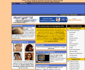 buongiornoweb.com: Risorse Gratis, Prestiti Personali,Streaming, Trova Tutto Gratis
Portale di risorse gratuite e intrattenimento. Video divertenti e sala giochi gratis, foto gossip, news, software freeware, prestiti personali, film in streaming.