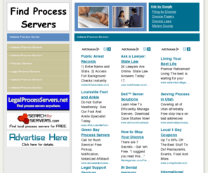 indianaprocessserver.info: Indiana Process Servers
Indiana process server / service information.