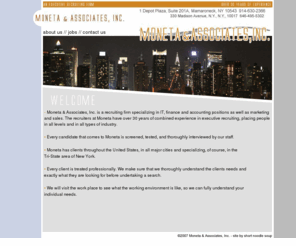 moneta-inc.com: Moneta &amp Associates, Inc.
Moneta &amp Associates. An Executive Recruiting Firm.