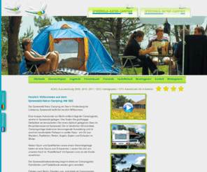 spreewaldcamping-am-see.de: Spreewald Naturcamping - Camping, Wellness, Familienurlaub, Seecamping
Der Spreewald Naturcamping ist ideal für Familienurlaub mit Wohnmobil, Camping, Dauercamping, Wellness. Darüber hinaus bieten wir Ferienhäuser, Bootsverleih, Angeln, Seecamping, Fahrradverleih.