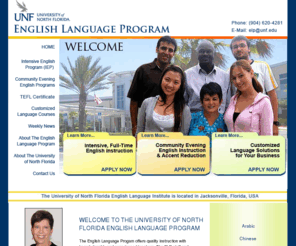 studyenglishinusa.com: The English Language Program at the University of North Florida
