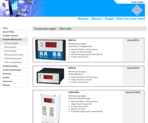 temperaturregelung.com: Temperaturregler / Temperaturregelung - Welba GmbH - elektronische / digitale Temperaturregler
Temperaturregler und Temperaturregelung von Welba GmbH - Elektronischer Steuerungsbau