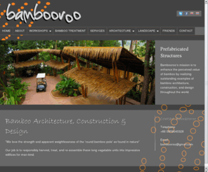 bambooroo.net: Bambooroo bamboo architecture, construction, and design
Bambooroo bamboo architecture, construction, and design