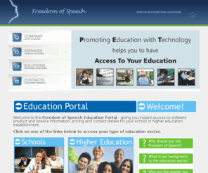 dyslexiaineducation.com: Freedom of Speech - Education Portal
NaturallySpeaking speech recognition software. Freedom of Speech speech recognition software supply and NaturallySpeaking training. Technical assessments for NaturallySpeaking, speech recognition software and assistive technology. Freedom to talk to your computer.