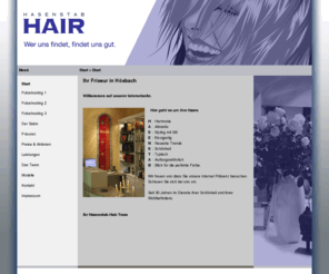 hasenstab-hair.com: Start
Hasenstab Hair. Ihr Frisör in Hösbach und Aschaffenburg