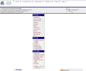 emploipontiac.org: Club de recherche demploi du Pontiac (CREP)
Le CREP (CREP) est un organisme sans but lucratif qui a pour mission d'améliorer les conditions de vie des gens en développant leur employabilit et en favorisant leur intégration sur le march du travail tout en tenant compte de leurs aspirations et de leurs besoins personnels.