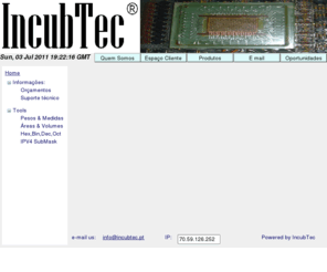 incubtec.com: IncubTec.com
Desenvolvemos Software e Hardware para automaÃ§Ã£o comercial e industrial, Web application,  orÃ§amentos para  soluÃ§Ãµes proprietÃ¡ras, criamos programas completos. Descubra atÃ© onde podemos chegar