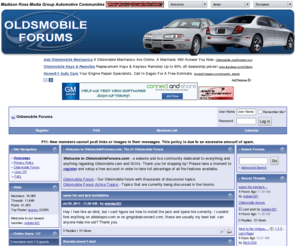 oldsmobileforums.com: Oldsmobile Forums
Oldsmobile Forums - The Online Home for Oldsmobile Owners and Enthusiasts