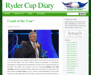 ryderdiary.com: Ryder Cup Diary
All Ryder Cup, All the time!