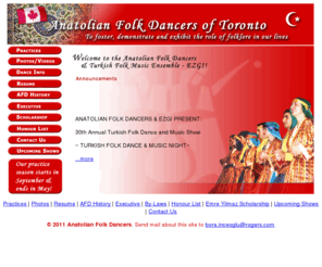 anatolianfolkdancers.com: Anatolian Folk Dancers of Toronto
Anatolian Folk Dancers of Toronto