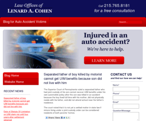 autoaccidentpa.com: Philadelphia, Pennsylvania Lawyer for Auto Accident Victims   » Philadelphia, Pennsylvania Lawyer for Auto Accident Victims
