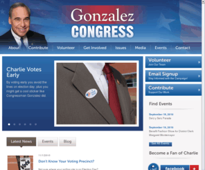 charliegonzalez.com: Gonzalez for Congress 2012
This is the online headquarters of Gonzalez for Congress.