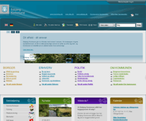esbkomm.dk: Esbjerg Kommune
Selvbetjening online, få informationer om job, uddannelse, kultur, politik, lokalplaner, miljø, børnepasning, pension, renovation, erhverv og fritid
