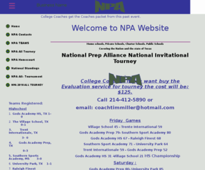 nationalprepalliance.com: National Prep Alliance
 National Prep ALLIANCE nATIONAL INVITATIONAL TOURNAMENT