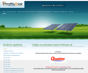 solarne.biz: ProfiSolar - Solárne panely, solárne kolektory, kotly
