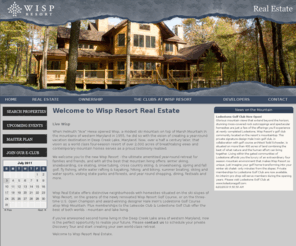 wispresortrealestate.com: Deep Creek Lake, Maryland Wisp Resort Real Estate.
Homesites situated on the ski slopes of Wisp Resort, on the greens of Wisp Resort or the Hale Irwin designed Lodestone Golf Course, plus access to Deep Creek Lake, offering the best of both worlds - mountain and lake living.