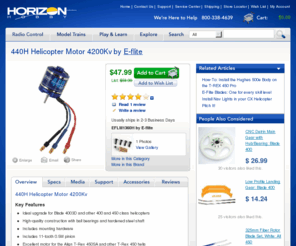 bladecppro.info: Horizon Hobby: 440H Helicopter Motor 4200Kv by E-flite (EFLM1360H)
