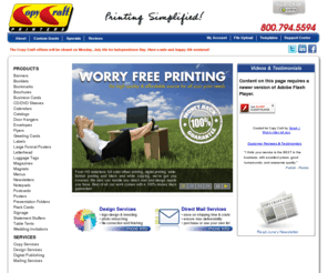 copycraft.com: Superior Online Commercial Printing Company Featuring Offset Printing and Digital Printing | Copy Craft Printers
Superior commercial printing including offset and digital printing. Specializing in business card printing, postcard printing and booklet printing.