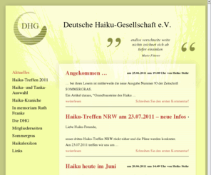 d-h-g.org: Deutsche Haiku-Gesellschaft e. V.
Ein weiteres tolles WordPress-Blog