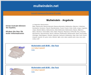 mullwindeln.net: Mullwindeln - mullwindeln.net
