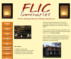 flicluminaries.com: Welcome to FLIC LUMINARIES - The Waterproof, Reusable Solution to Outdoor Lumination
