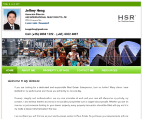 jeffreyheng.com: Jeffrey Heng - HSR INTERNATIONAL REALTORS PTE LTD - www.jeffreyheng.com
Jeffrey Heng - Associate Director - HSR INTERNATIONAL REALTORS PTE LTD - property agent in Singapore. View details and all available listings