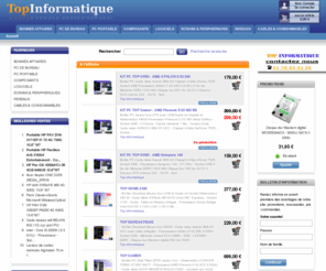 top-numerique.net: Document sans nom
l'Informatique à Prix Cassé, chez Top Informatique, vous trouverez tout le matériel informatique à prix cassé, le matériel photo et vidéo numérique à prix cassé, Téléviseurs LCD et Plasma à prix cassé, matériel satellite numérique et TNT à prix cassé