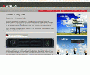 ashly.com: Ashly Audio Home Page
