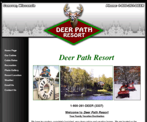 deerpathresort.com: Conover Wisconsin fishing and snowmobiling vacations at Deer Path Resort and cabin rentals located on beautiful Upper Buckatabon Lake near Conover Wisconsin
Conover Wisconsin fishing and snomobiling at Deer Path Resort. For a great family vacation in the Wisconsin northwoods.