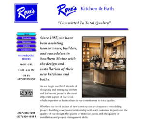 rouxskitchenandbath.com: Roux's Kitchen & Bath Design and Remodeling, Serving Maine since 1985
Southern Maine design and installation of new kitchens and baths ... building great rooms through great relationships