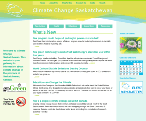 climatechangesask.com: Welcome to Climate Change Saskatchewan
Welcome to Climate Change Saskatchewan This website is your gateway to information about climate change in the province of Saskatchewan Canada