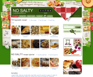 nosalty.hu: receptek | NO SALTY - receptek fotóval.
Kipróbált receptek saját fotóval, webszakácskönyv, recept web2, kategorizált, könnyen kereshető receptek, óriási receptgyűjtemény, több ezer megfőzött, lefotózott recepttel.