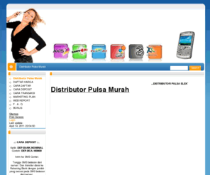 pulsamurahku.web.id: Distributor Pulsa Murah - Distributor Pulsa Murah
Bisnis pulsa elektrik dengan harga pulsa murah. Jual Pulsa Elektrik dengan transaksi lancar, deposit aman dan cepat. Bonus Pulsa hingga 3 level kedalaman