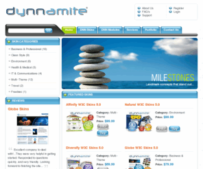 dynnamite.net: DyNNamite ¦¦ DotNetNuke (DNN) Skins & DotNetNuke (DNN) Modules ¦¦ Wordpress Themes ¦¦ Joomla Themes ¦¦ Drupal Themes
The team at DyNNamite are DotNetNuke (DNN) specialists providing services including DNN module development, skins and hosting.