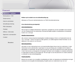 deboekhouding.org: Algemeen / welkom
Financiële diensten - Finaccent