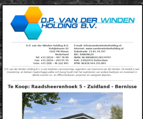 farcry2.nl: D.P. van der Winden Holding B.V.

