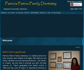 goodfamilydentist.com: Escondido Dentist | Dentist Escondido CA | San Diego |  | Cosmetic Dentistry
Looking for a Escondido dentist? Dr. Patricia Patino provides dentistry to the following locations: San Diego.  Escondido dentist providing excellent dentistry including Cosmetic Dentistry, General Dentistry, Gum Disease, Dental Implants, Tooth Whitening in Escondido, San Diego, California.