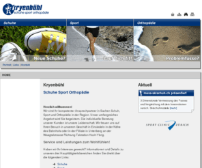 kryenbuehl.ch: Kryenbühl Schuhe Sport Orthopädie - Einsiedeln/Unteriberg : Home
Kryenbühl Schuhe Sport-Orthopädie