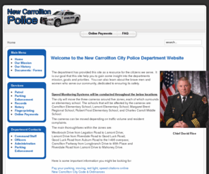 newcarrolltonpd.com: New Carrollton Police Department
Official Site of The New Carrollton Police Department