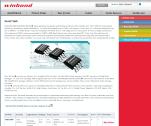 spiflash.com: Winbond - parsehqweb
Winbond Electronics Corporation America