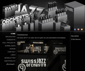 swissjazzorchestra.com: Swiss Jazz Orchestra - Willkommen
Willkommen