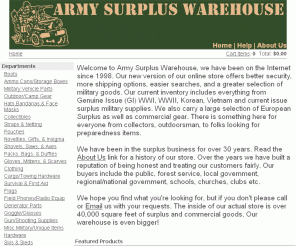 armysurpluswarehouse.com:  - Army Surplus Warehouse
