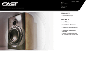 cast.co.at: Home - coherent audio source technologies deutsch
cast Home  