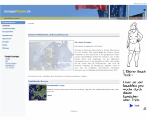 existenzgruenderberatung.org: Europa und seine Länder - Startseite
Länder Europas, Satellitenbild Europa mit allen 12 FussballWM Stadien, Europawissen - Informationen über die Länder Europas