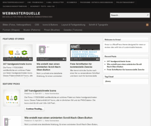 webmasterquelle.de: Webmasterquelle | Die Quelle für freie & hilfreiche WebmastersachenWebmasterquelle | Die Quelle für freie & hilfreiche Webmastersachen
Die Quelle für freie & hilfreiche Webmastersachen