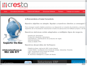 crestasoftware.es: Cresta Consultoria
Cresta consultoria informatica, la gestion de su empresa a su alcance