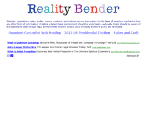 realitybender.com: Reality Bender
Reality Bender