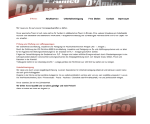 d-amico.com: D´AMICO
D-Amico ist ihr Servicedienstleister für Unterhaltsreinigung und Abluftservice.