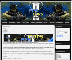 fps-cups.com: FPS-Cups.com - News
FPS-Cups.com is online FPS games CUP site, who makes cups to the most played FPS games.